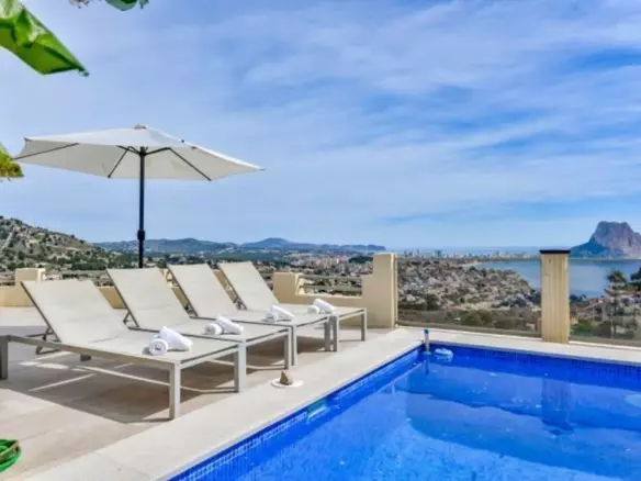 Sea-view Villa With Tourist Licence In Maryvilla, Calpe – 4 Bedrooms, Private Pool
